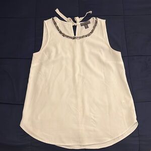 🩶Bejeweled White Blouse🩶